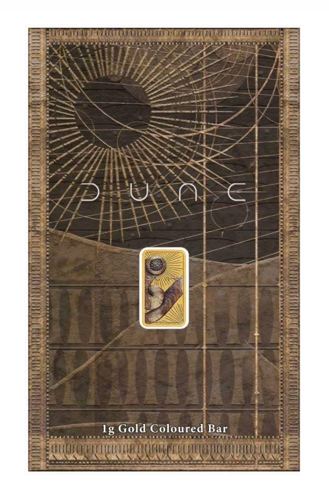 Pre Sale 1 Gram Pure Gold Dune Bar - The Perth Mint