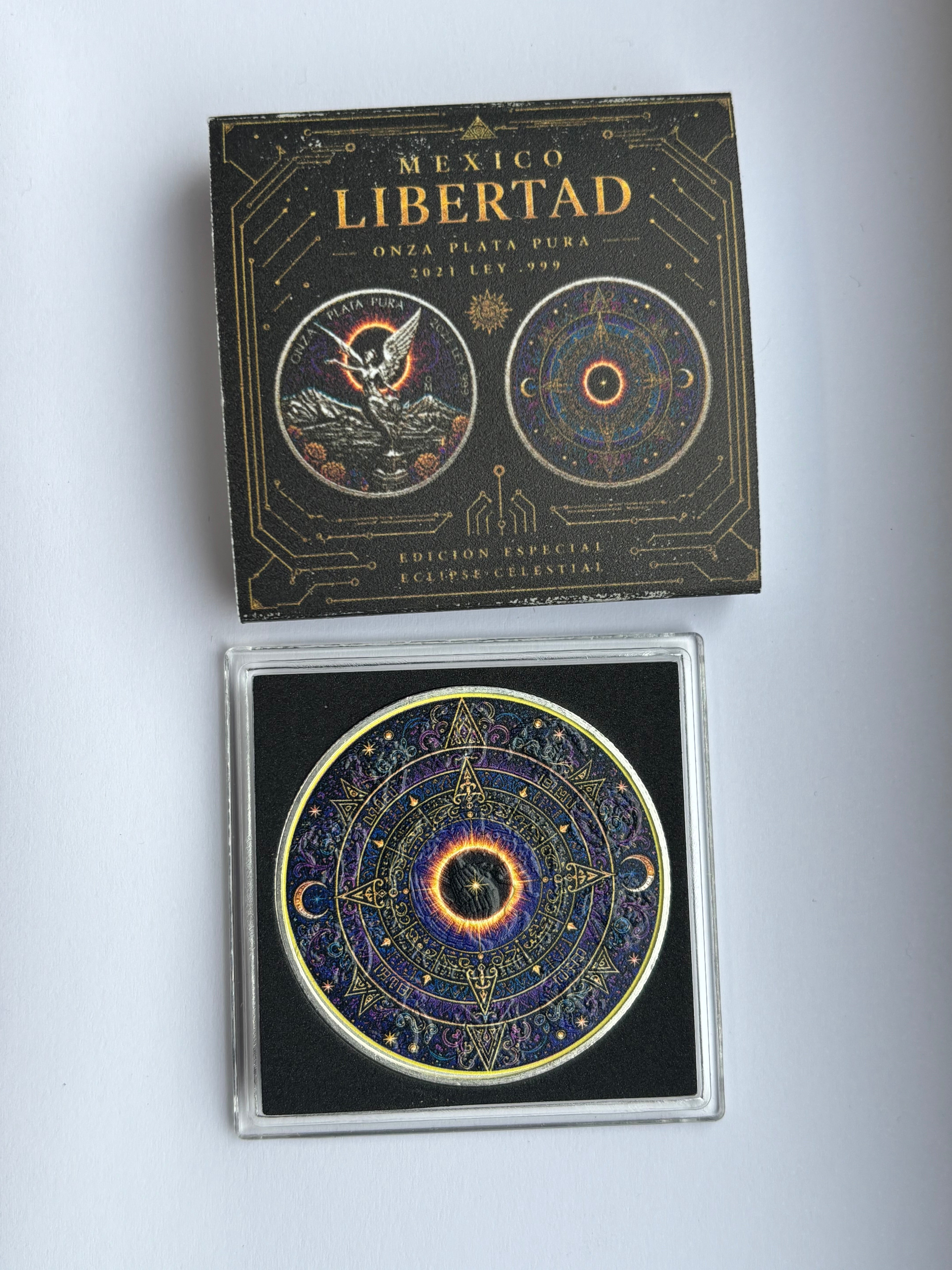 2021 1oz Pure Silver Libertad Celestial Eclipse
