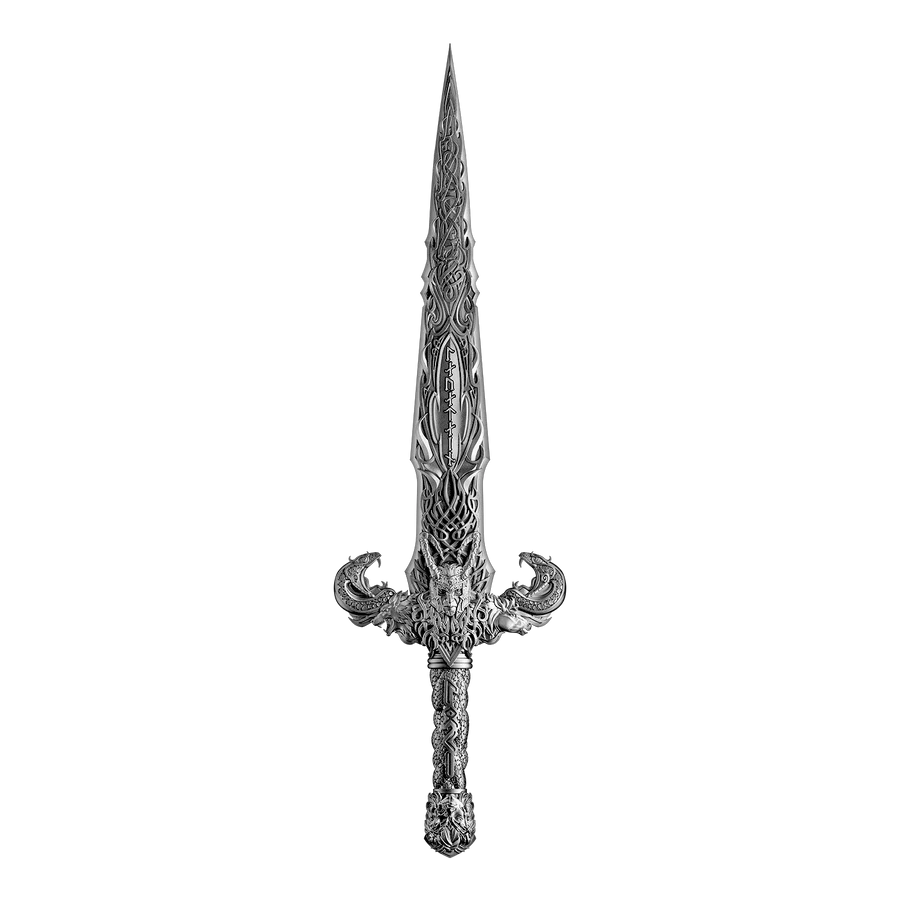 LAEVATEINN Loki's Sword 1oz Pure Silver Medal 2026