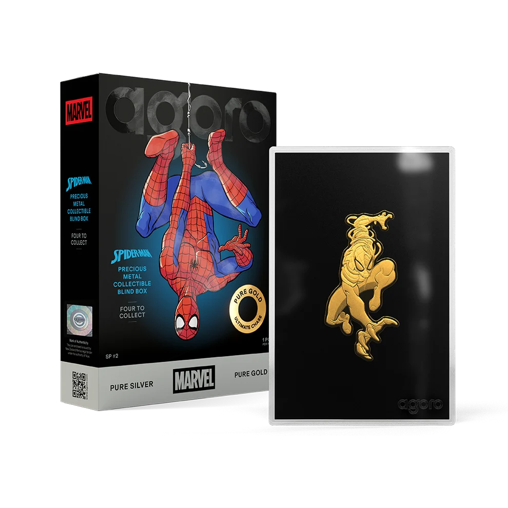 Marvel - Spider-Man Transforms Blind Box
1/2 oz Coin Blind Box Agoro