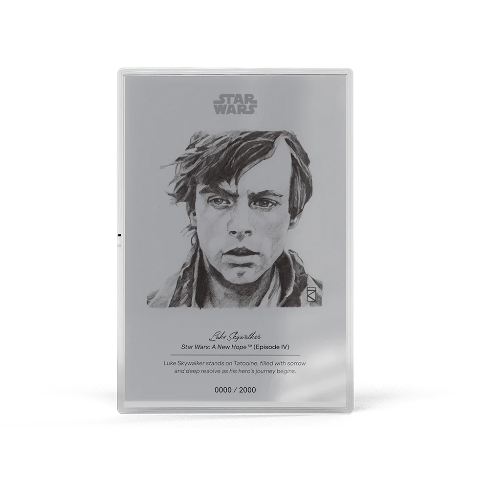 Star Wars™ Sketch Art - Luke Skywalker™
5g Pure Silver Collectible Foil