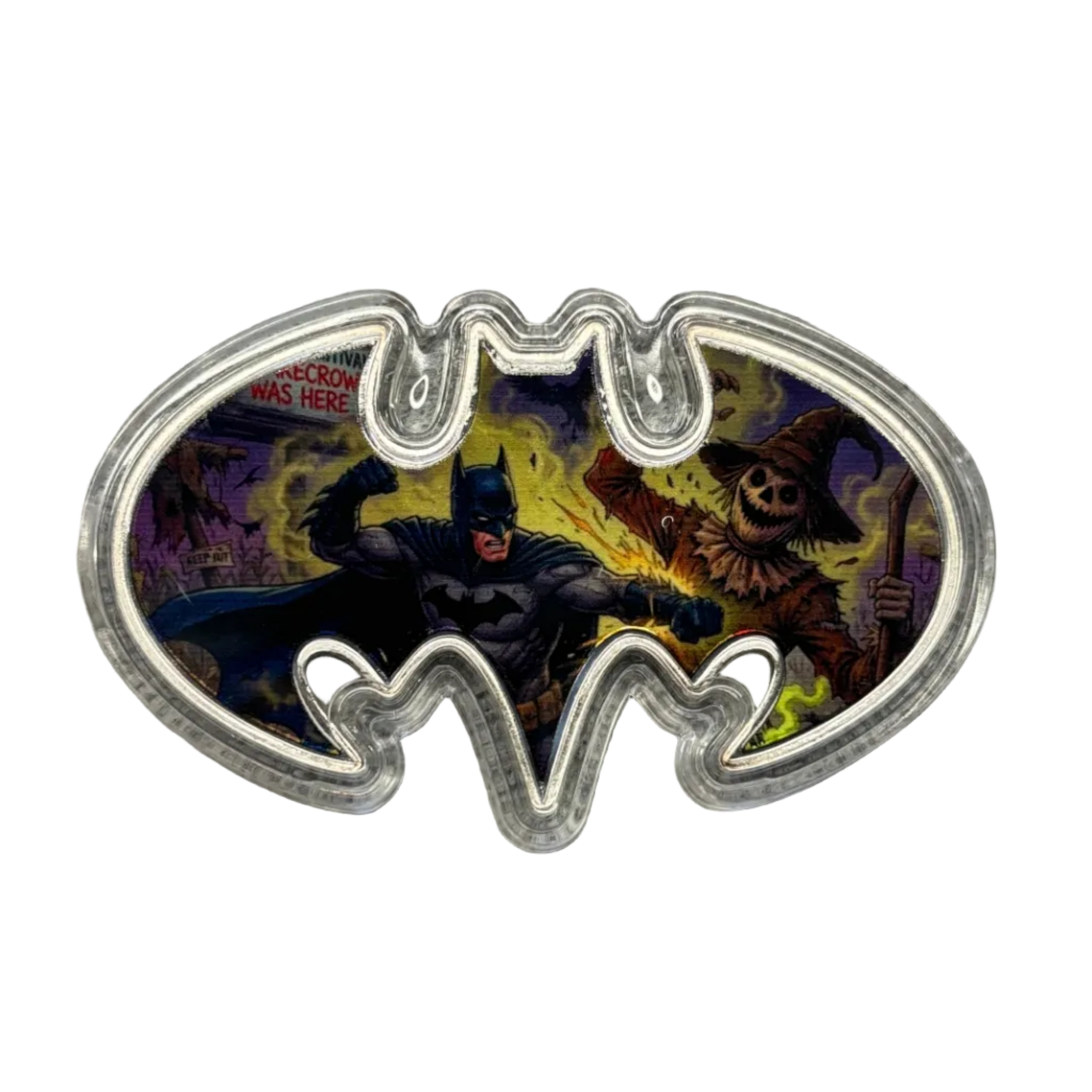 1oz Pure Silver Batarang Batman vs The Scarecrow