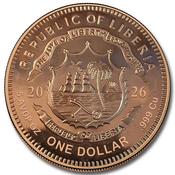 5oz ADVP Copper Shipwreck Coin