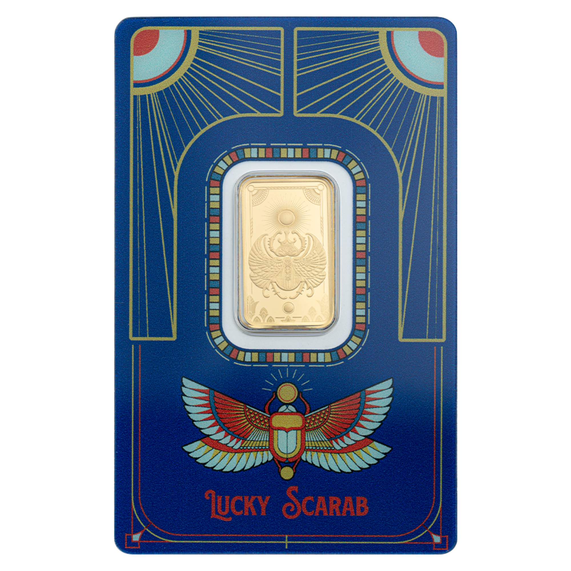 5g PAMP Pure Gold Bar Good Luck Scarab