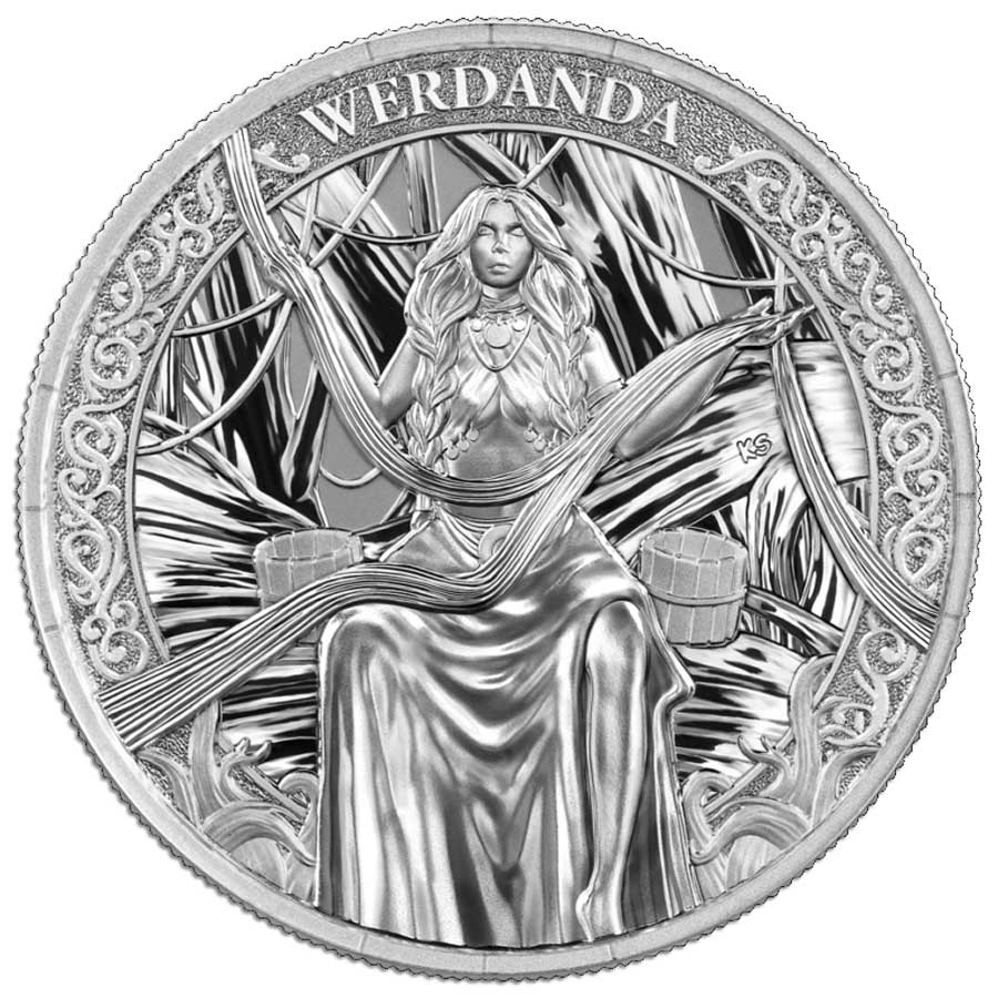 Germania Mint Norns Werdanda Pure 1oz Silver Coin 2026