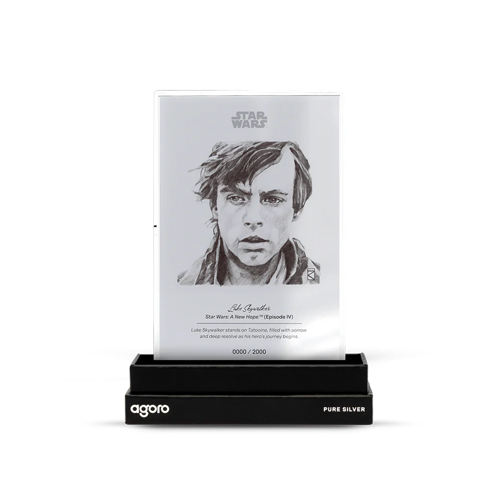 Star Wars™ Sketch Art - Luke Skywalker™
5g Pure Silver Collectible Foil