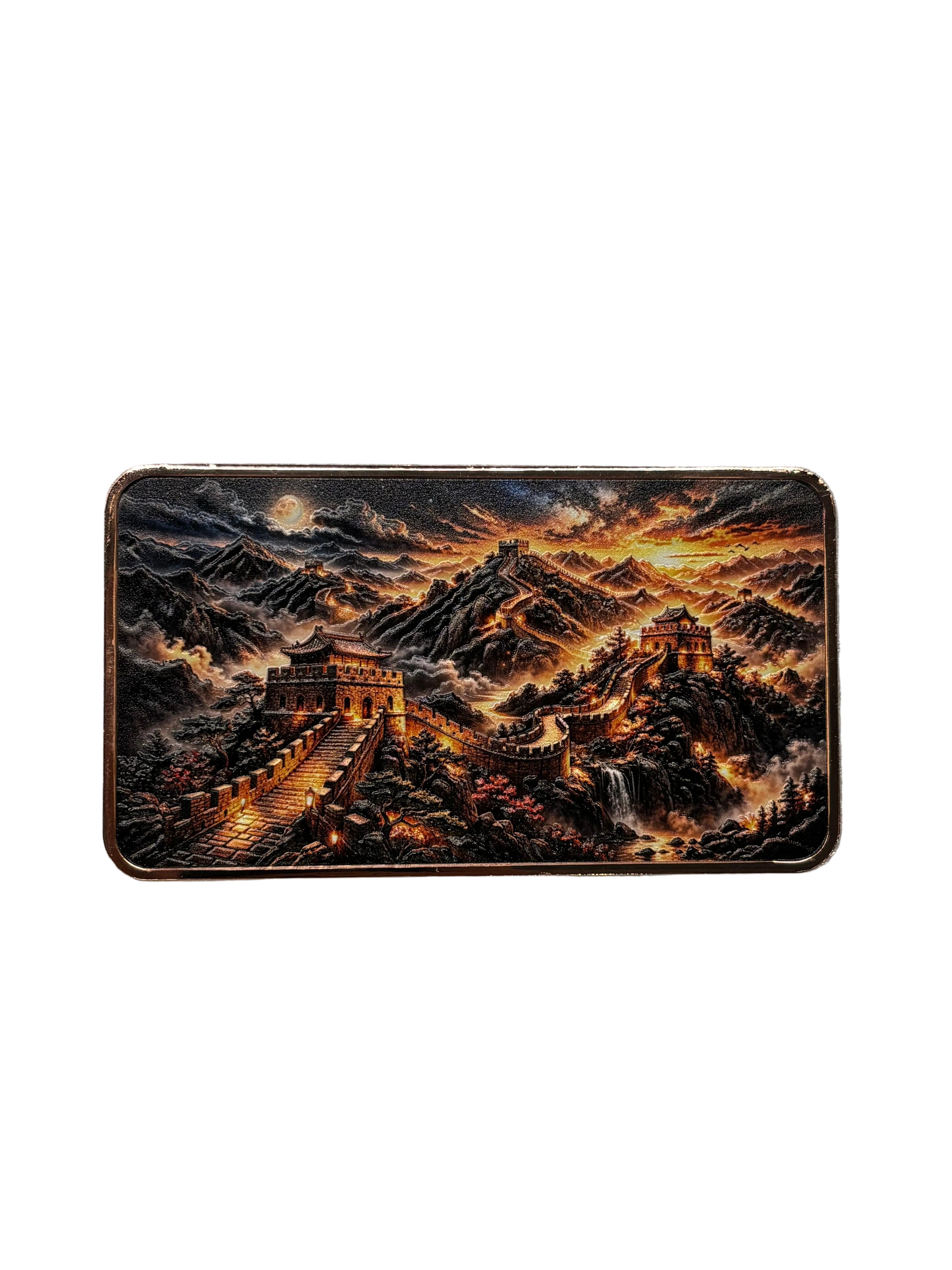 10oz ADVP Copper Bar The Great Wall Of China