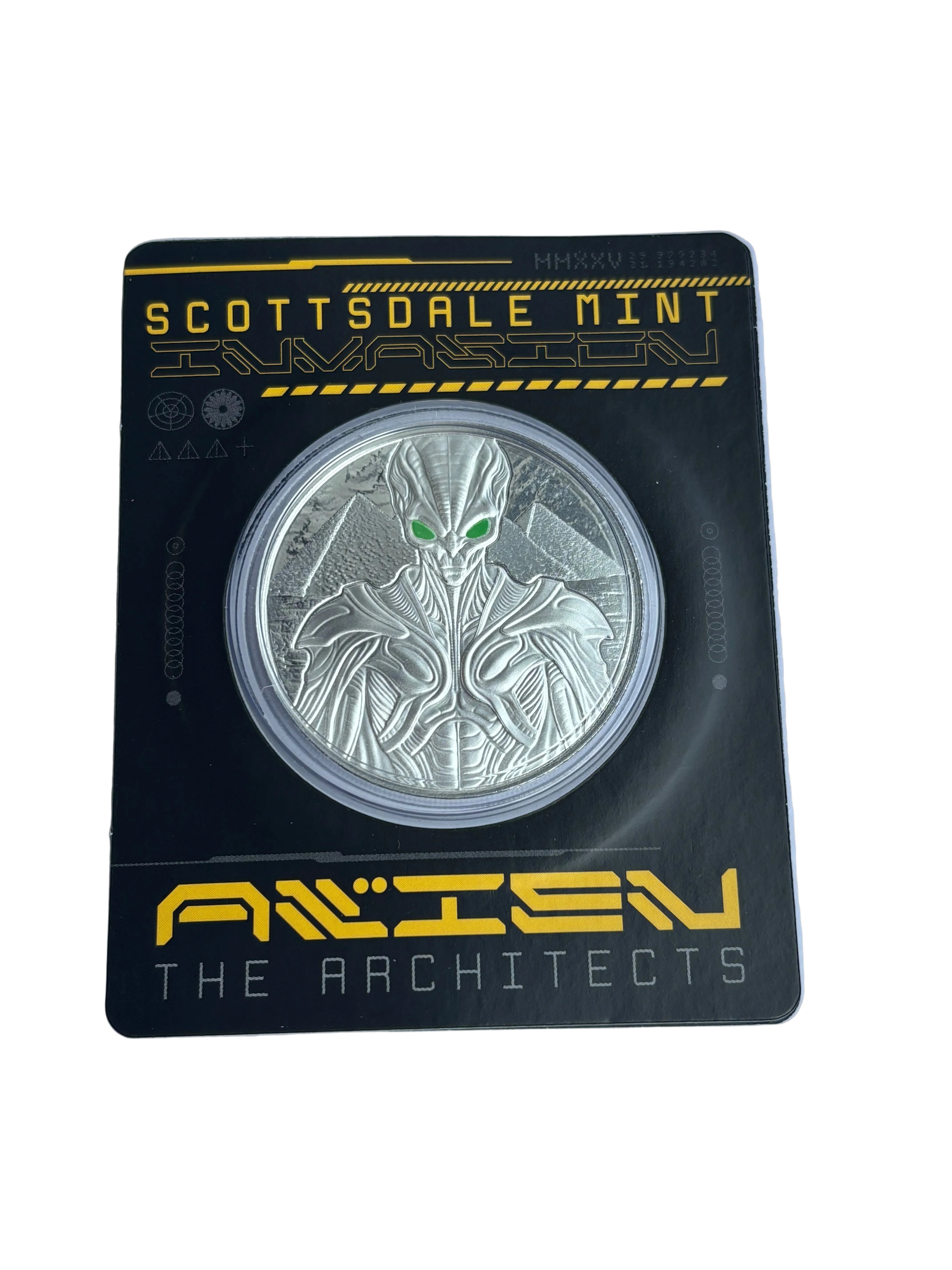 Alien Architects 1oz Pure Silver Coin BU