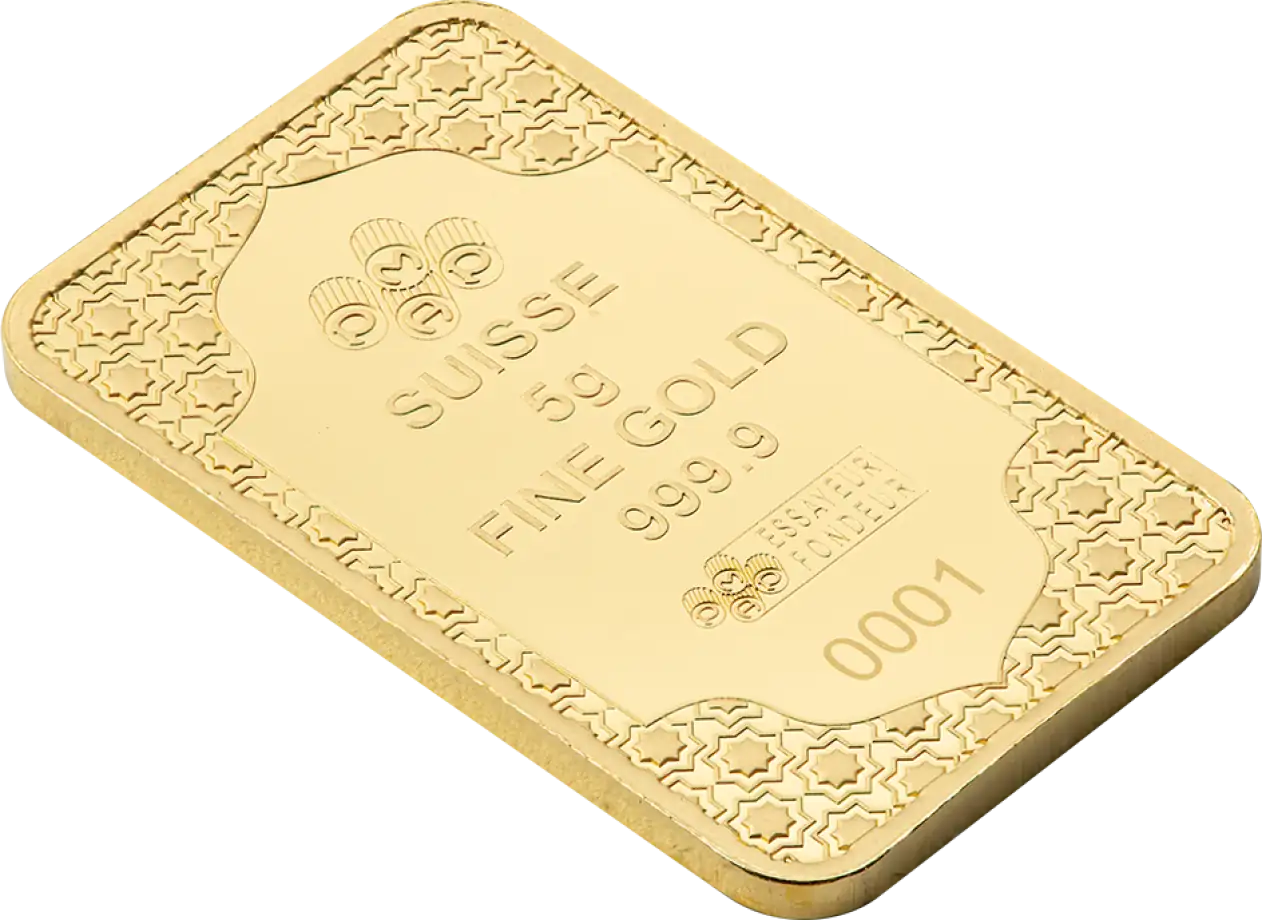 5g Eid Mubarak Pure Gold Bullion Bar | PAMP Suisse