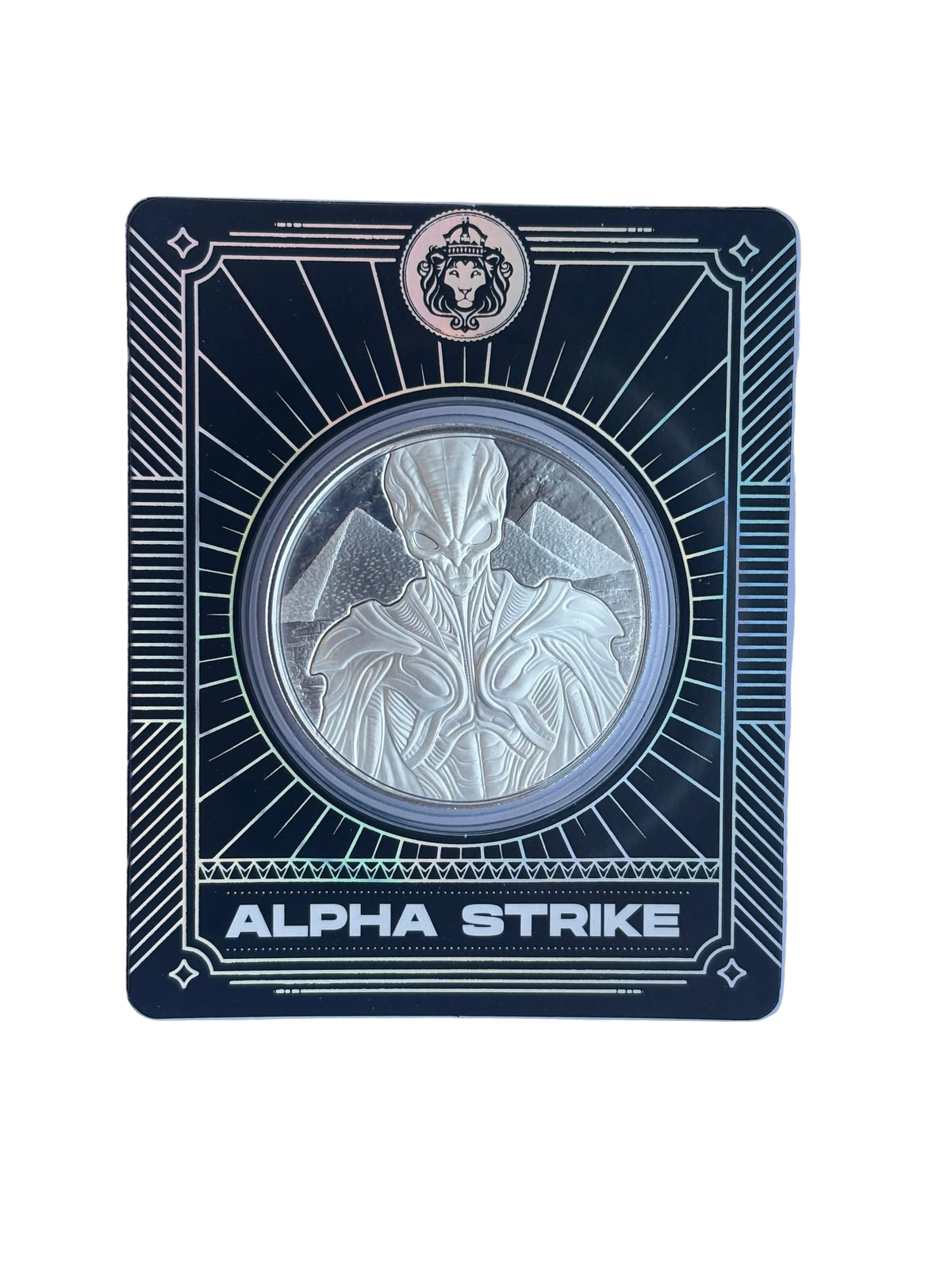 1oz Pure Silver Coin Alien Architects Alpha Strike