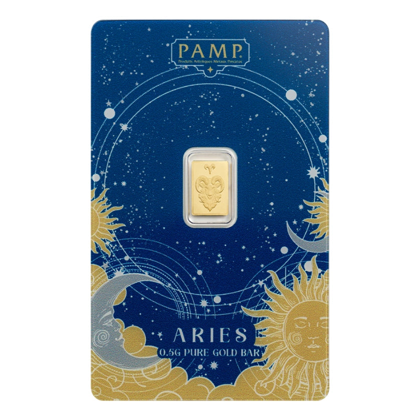 0.5g Zodiac Pure Gold Bars Full Set Of 12 | PAMP Suisse