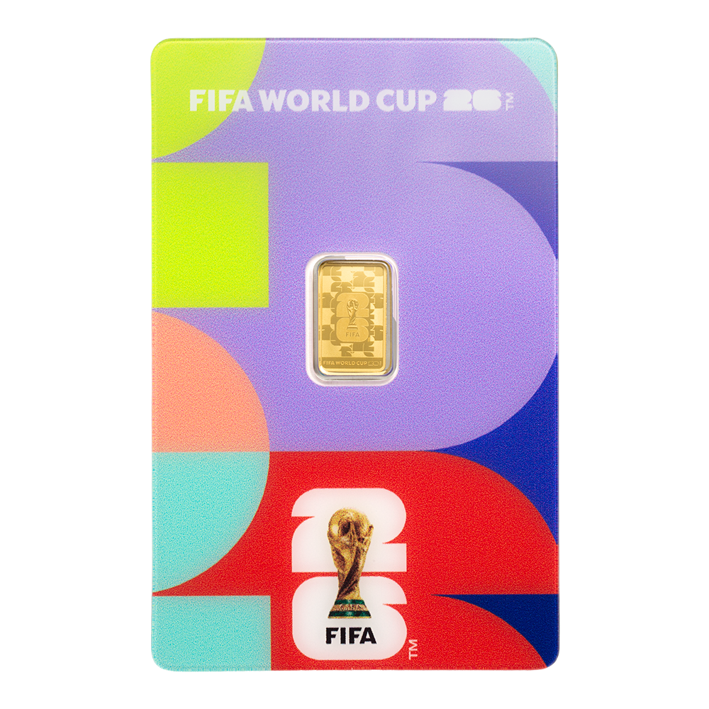 1g Pure Gold PAMP Bar FIFA World Cup