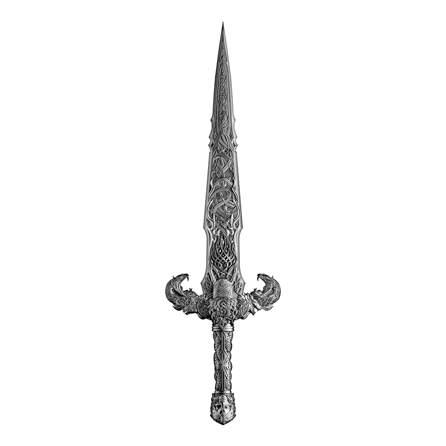 LAEVATEINN Loki's Sword 1oz Pure Silver Medal 2026