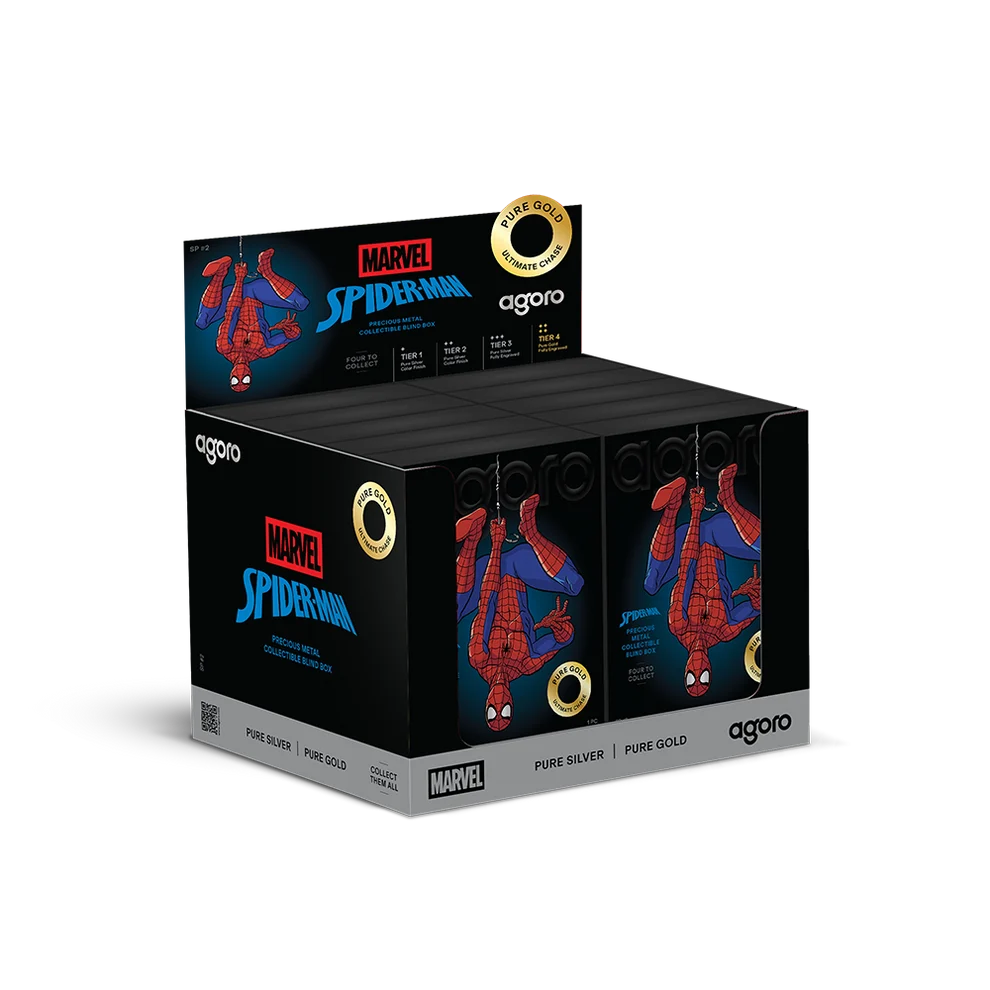 Marvel - Spider-Man Transforms Blind Box
1/2 oz Coin Blind Box Agoro