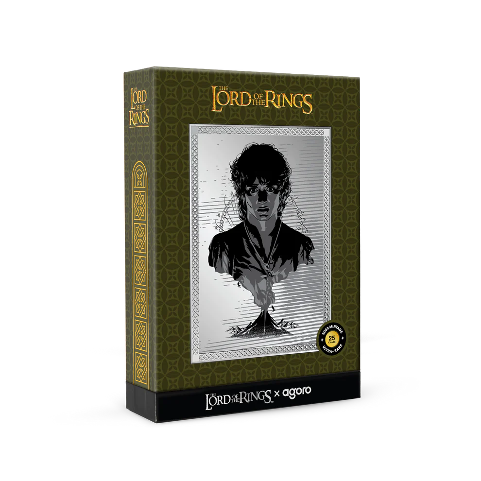 THE LORD OF THE RINGS - Frodo's Journey
5g Pure Silver Or Gold Mystery Collectible Foil Sealed Box