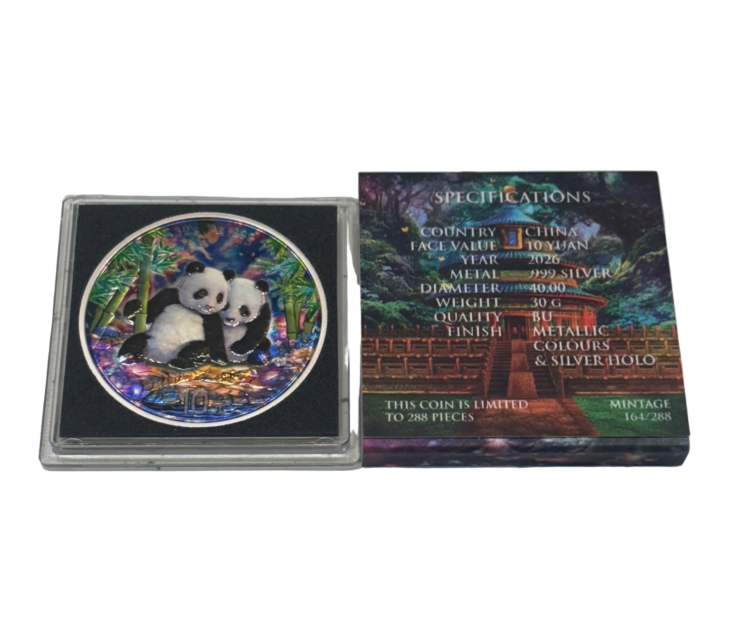 30g Pure Silver Enchanted Panda Coin