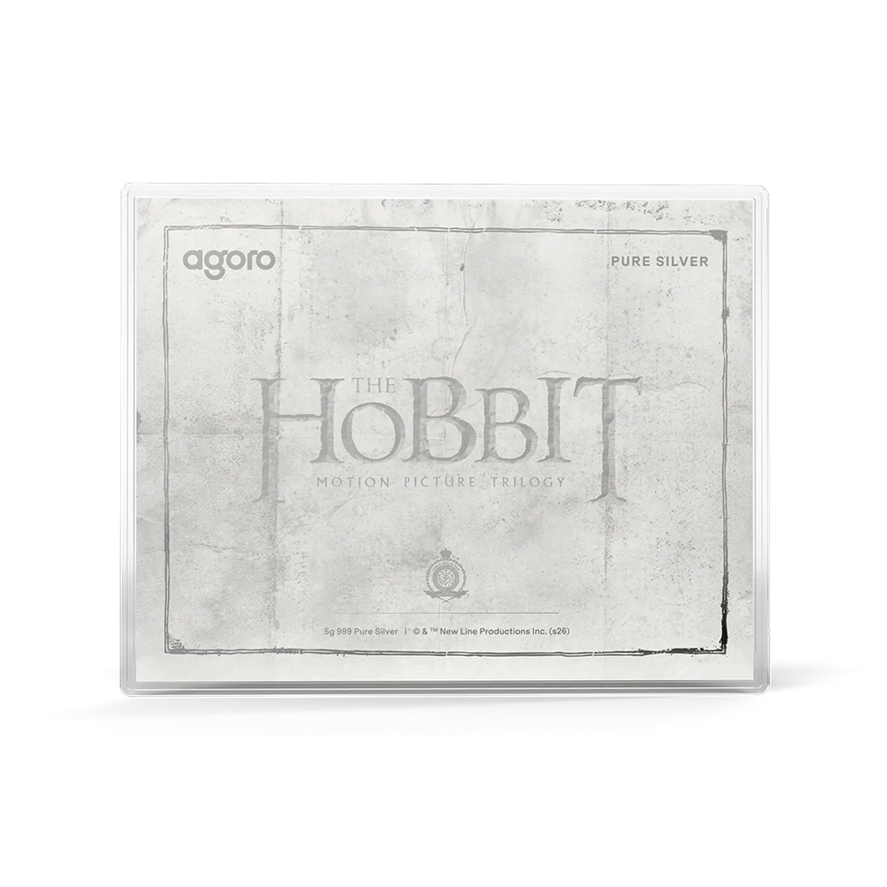 THE HOBBIT Thorin's Map and Key
3/4 oz Pure Silver Coin + 5g Pure Silver Foil Set