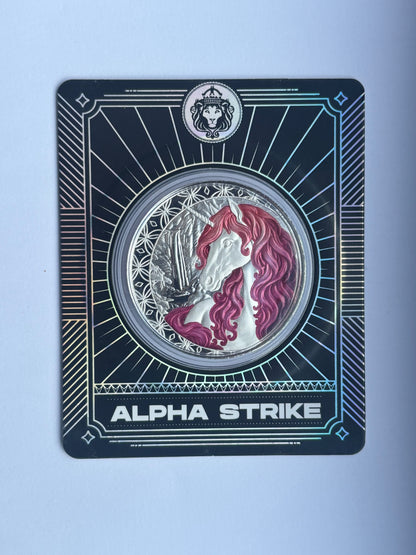 2025 Fiji Unicorn "Roselle"
1oz Pure Silver Colorized Coin | Alpha Strike