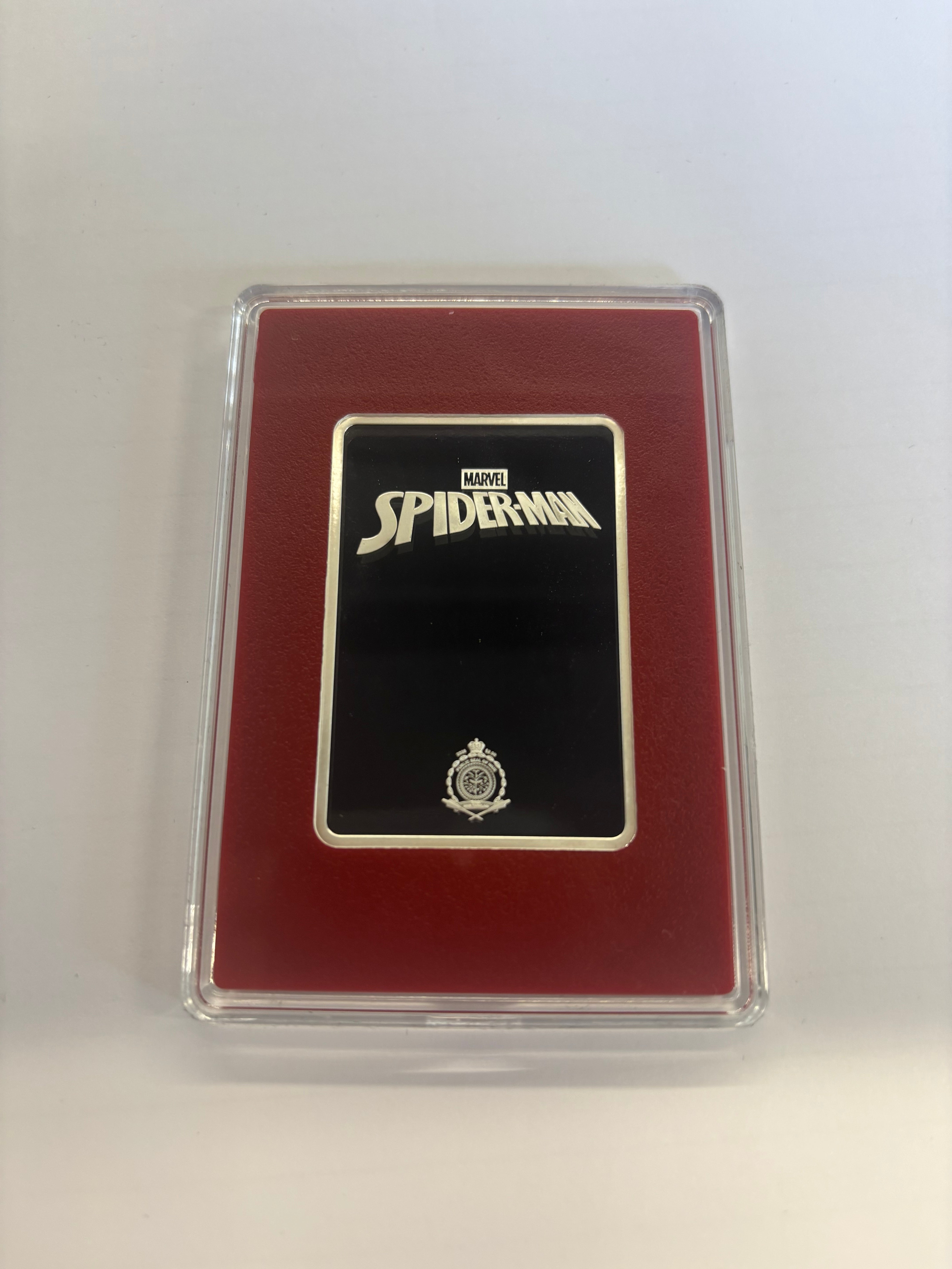 1oz Pure Silver Agoro Marvel Trading Coins - Spiderman V The Human Torch
