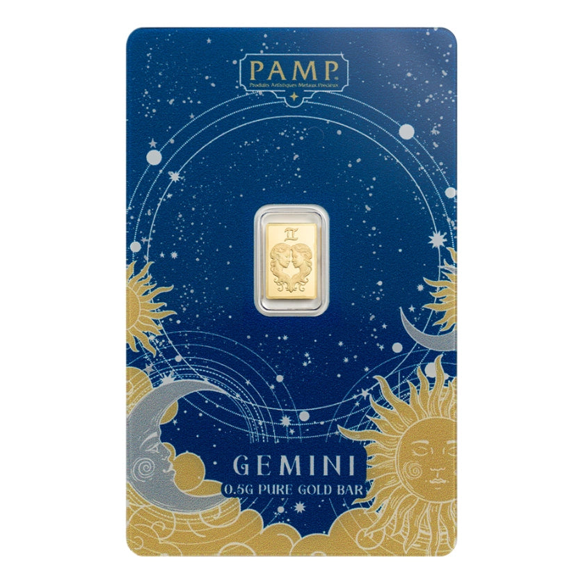 0.5g Zodiac Pure Gold Bars Full Set Of 12 | PAMP Suisse