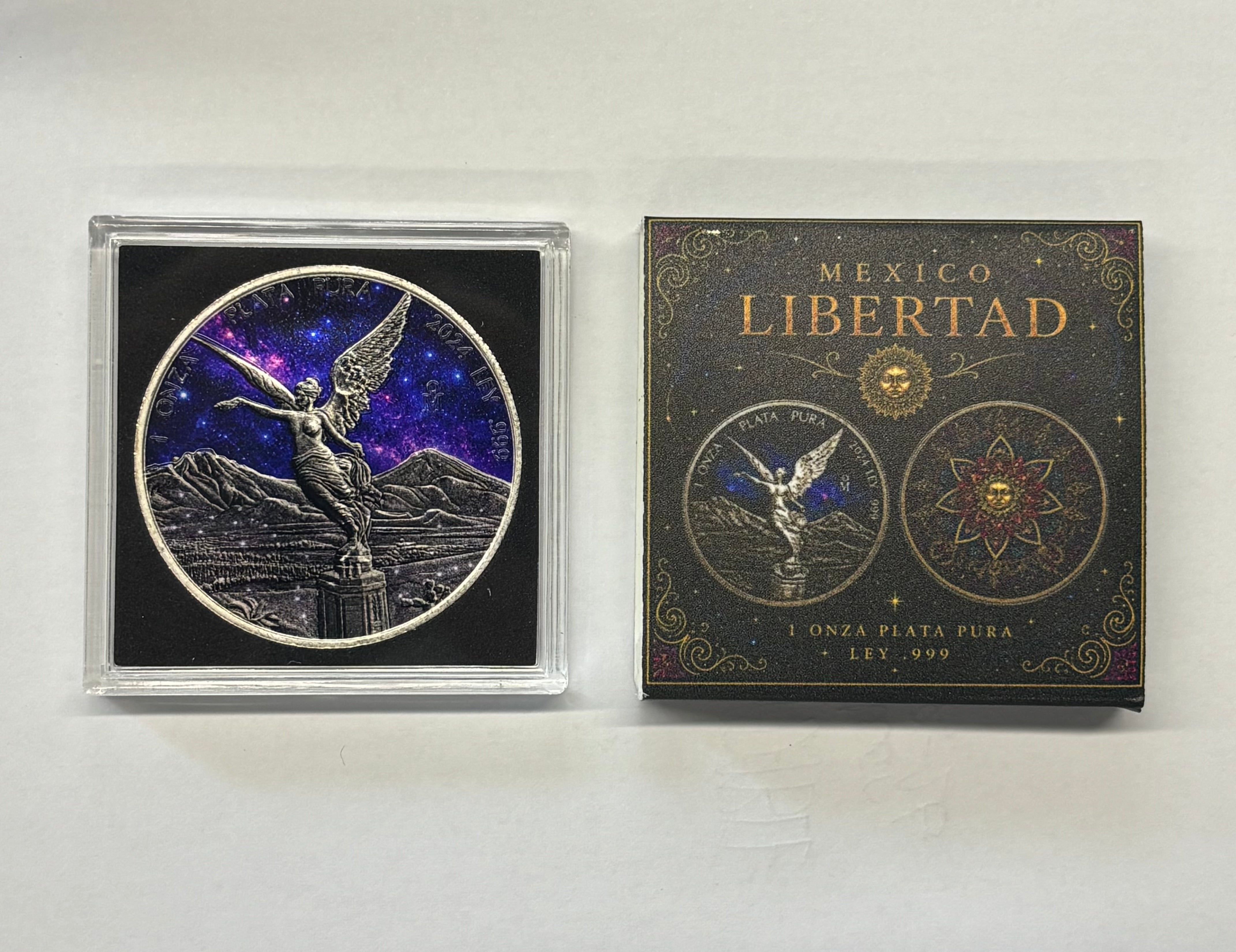1oz Pure Silver Mexican Libertad Coin - Solar