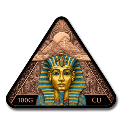 Pharaoh’s Legacy 100g Colorized Copper Medal (New in Box)