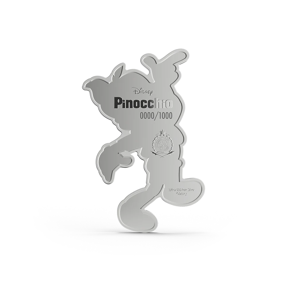 Disney Pinocchio Collectible Set
3/4 oz Silver Coin + 5 g Silver Foil Set