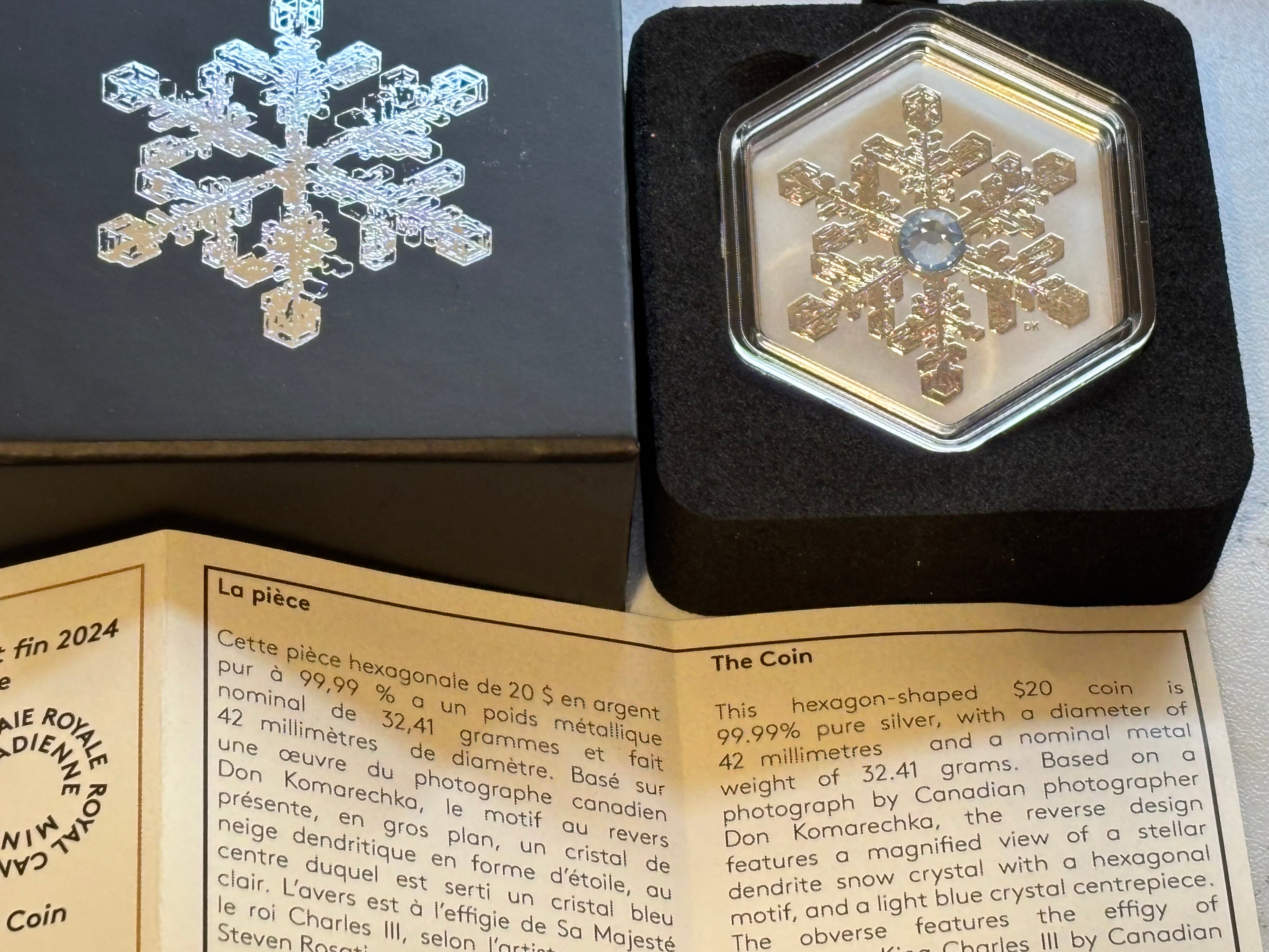 Snowflake - 1 oz. Fine Silver Coin (2024)