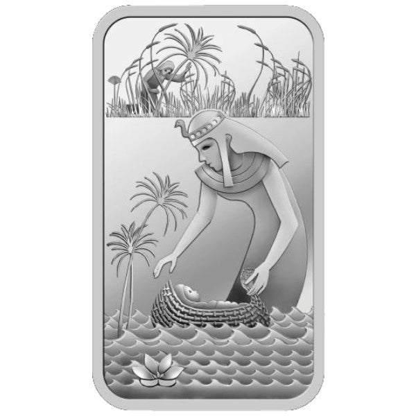 1oz PAMP Pure Silver Bar Moses & Batya