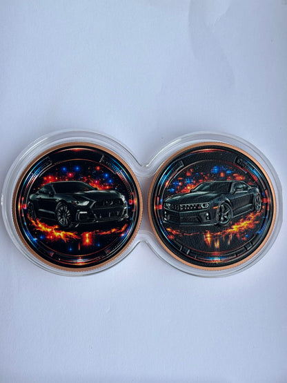 2x1oz Copper Car Rounds