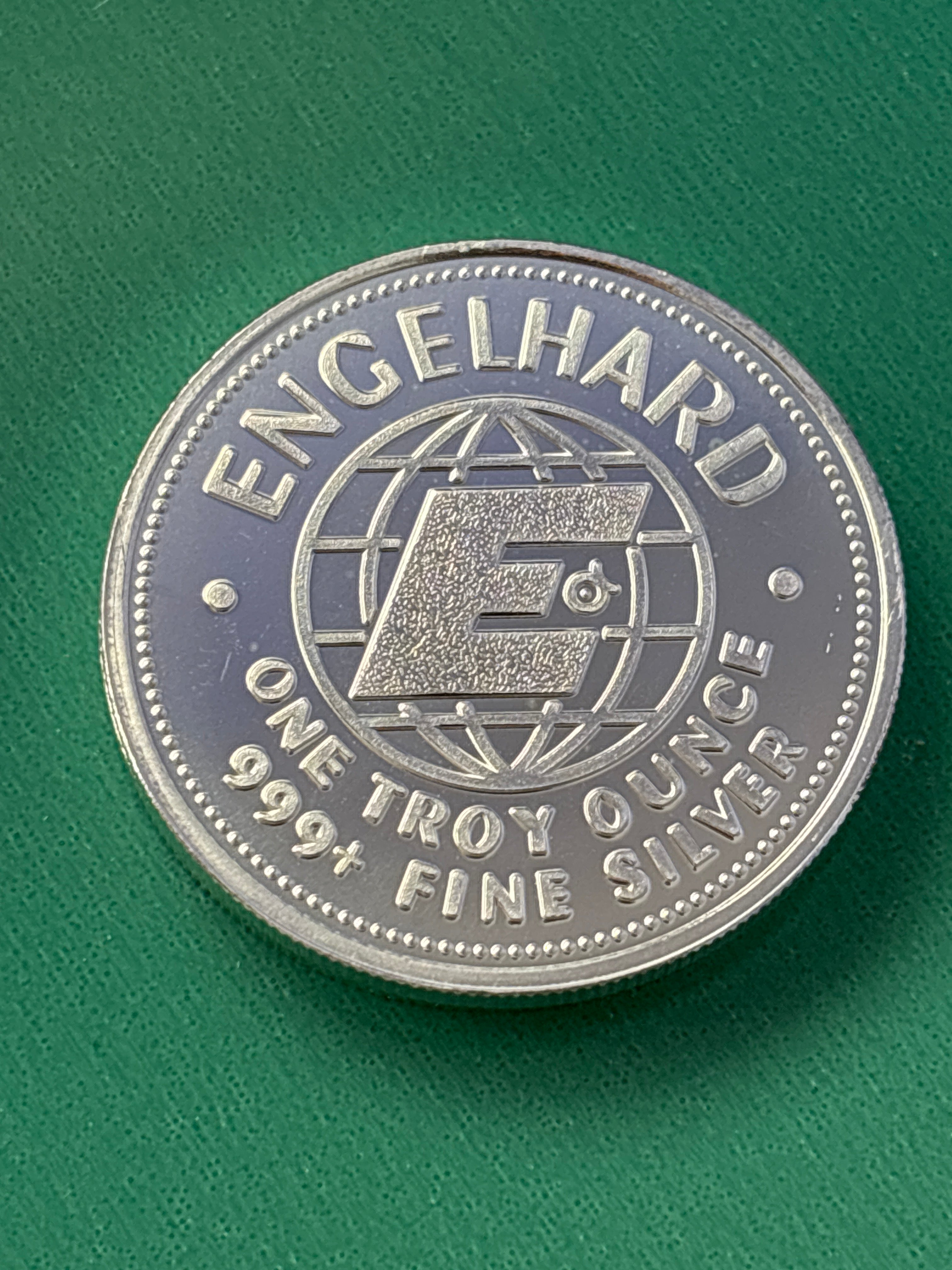 1oz .999 Silver Engelhard Round