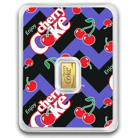2g Pure Gold Bar in TEP - Coca-Cola® Cherry Coke