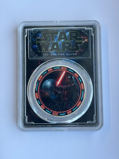 1oz Pure Silver Coin Darth Vader