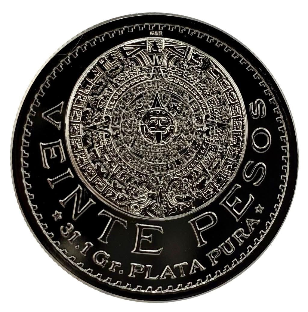 3x1oz .999 Silver 20 Peso 1917 Tribute Coin Set