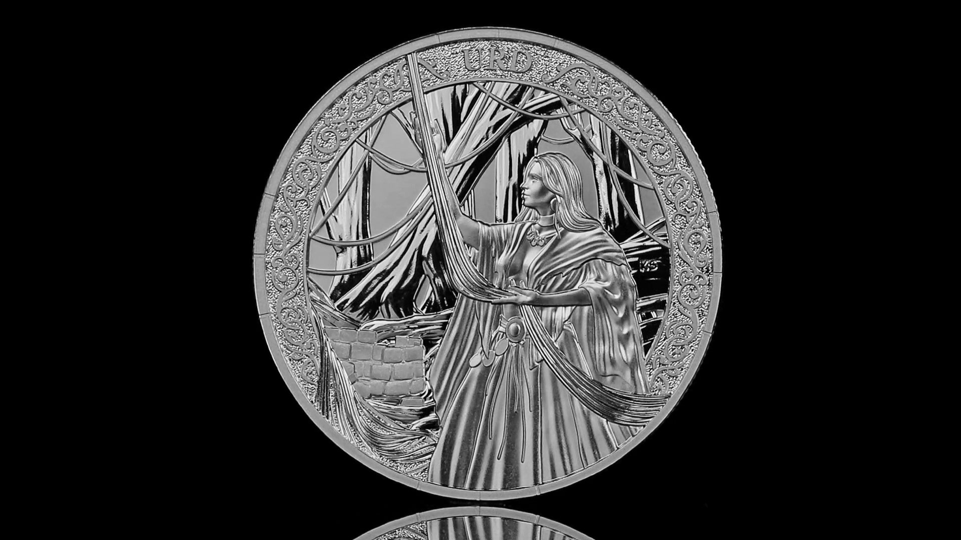 Germania Mint Norns Urd 1 oz Pure Silver Coin 2026