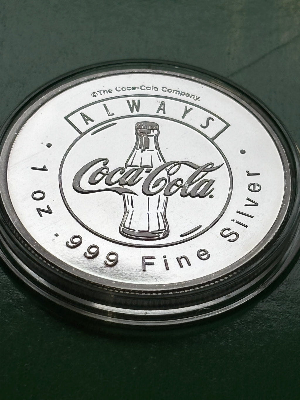 1oz .999 Silver Coca Cola Round Polar Bear