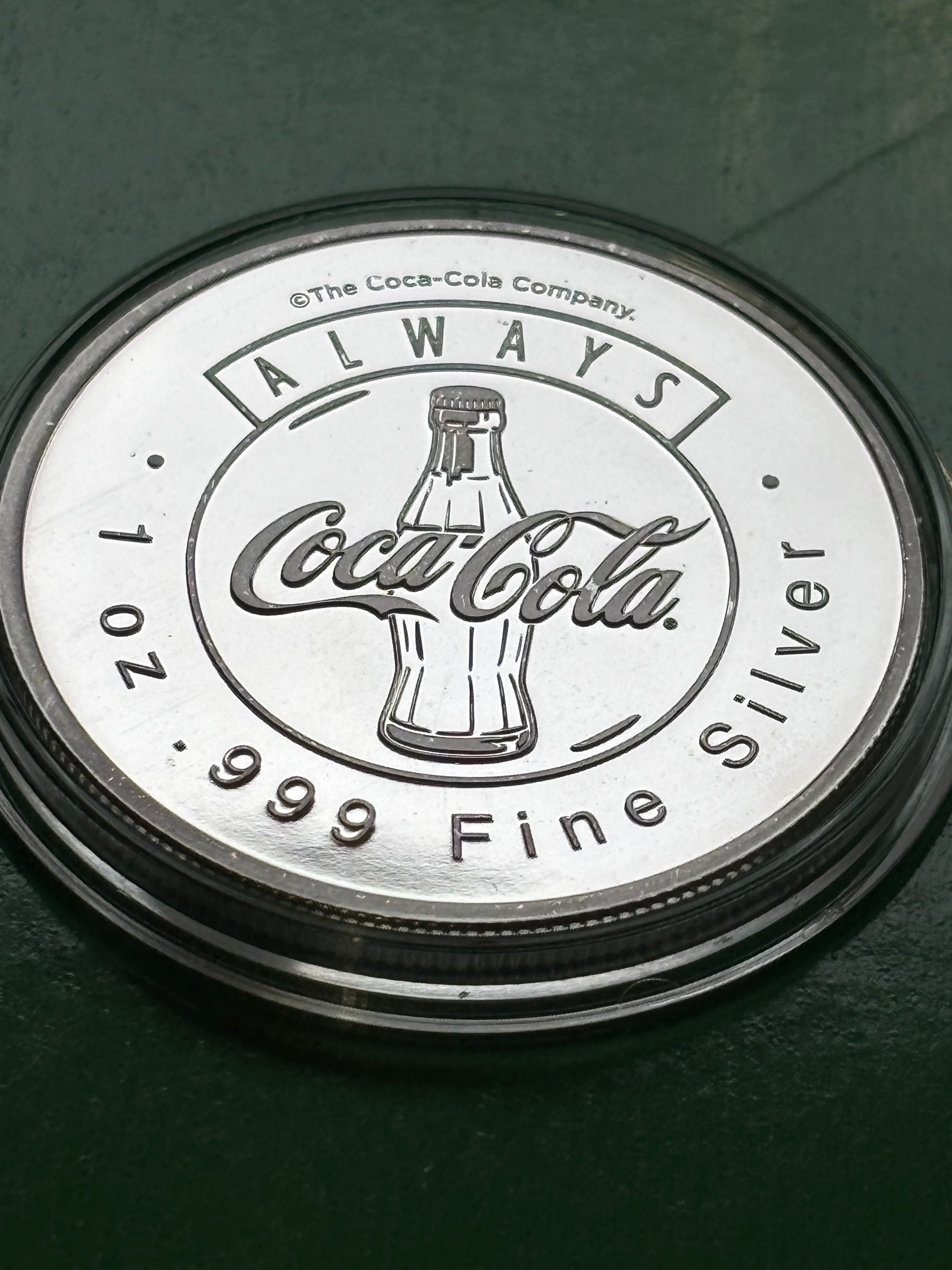 1oz .999 Silver Coca Cola Round Polar Bear