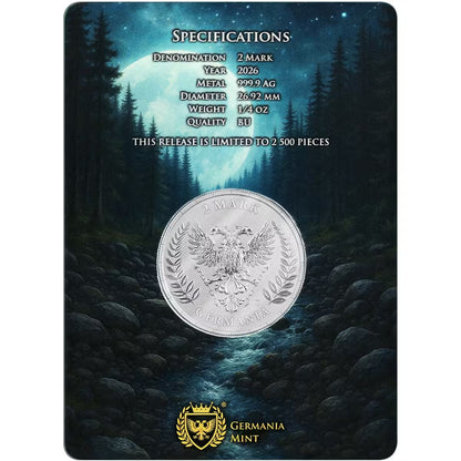 1/4 oz Pure Silver Coin Germania Coin