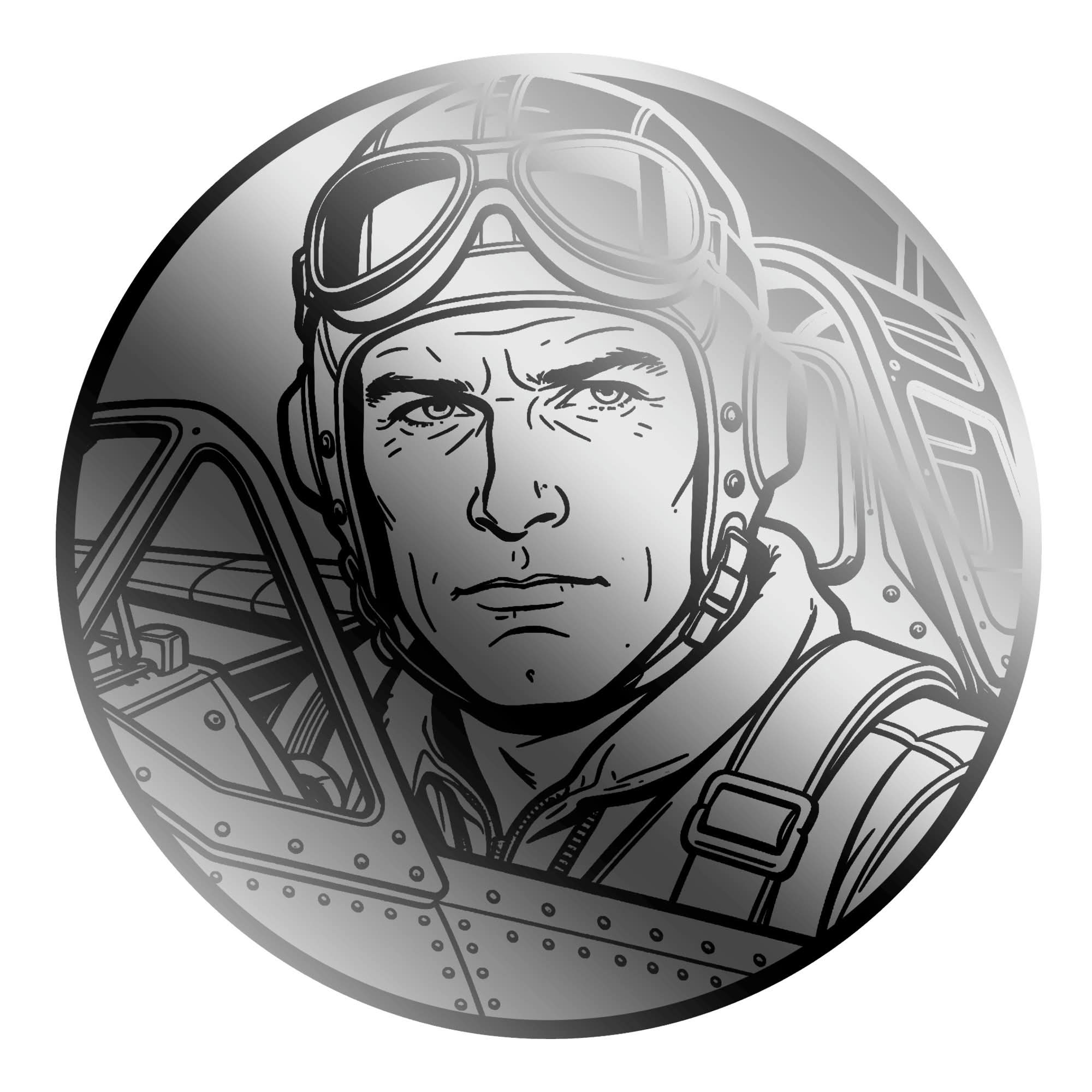 1/500oz Platinum Heroes Of WW2