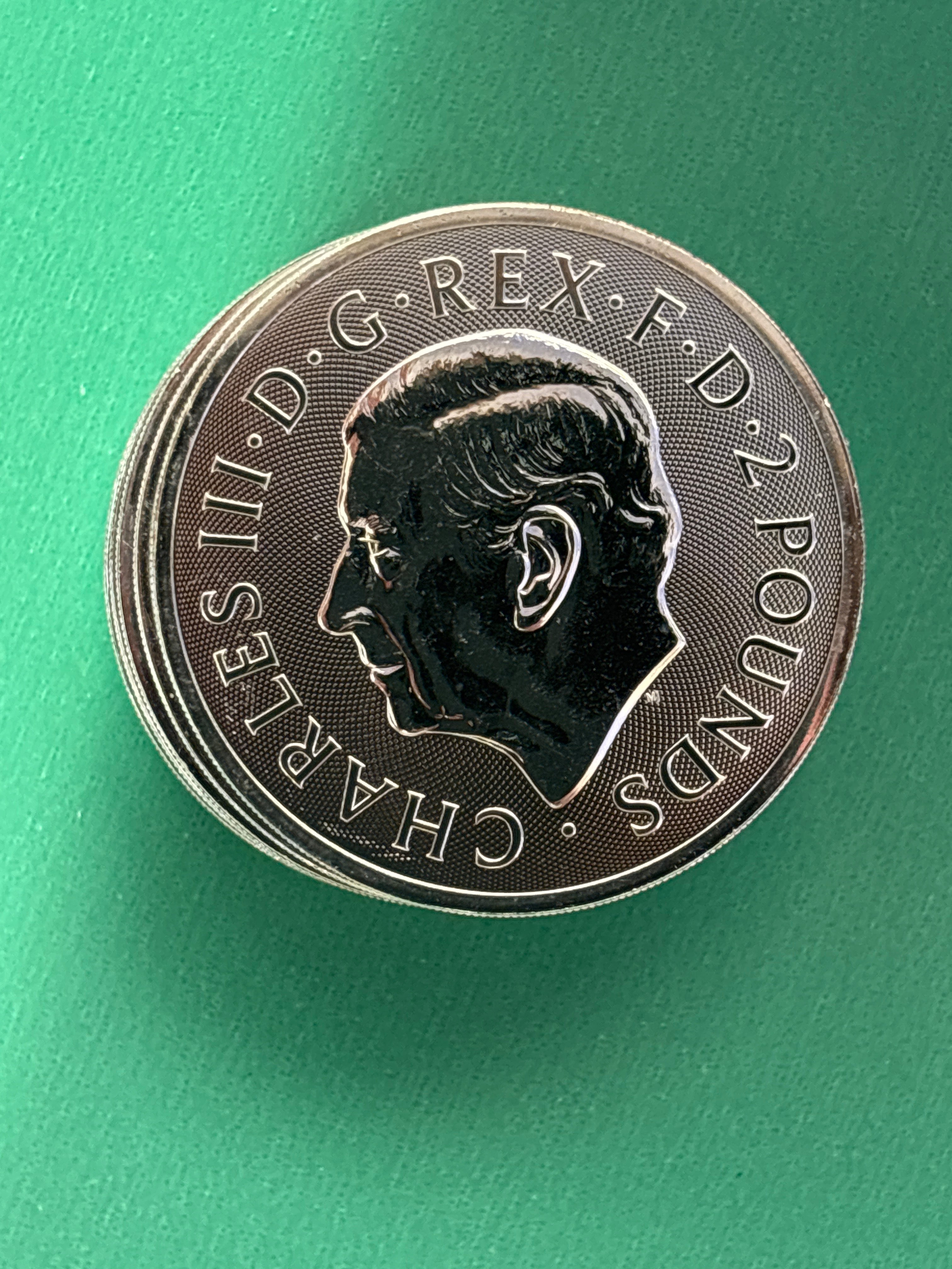 1oz .999 Silver Coin Royal Mint Lion & Eagle