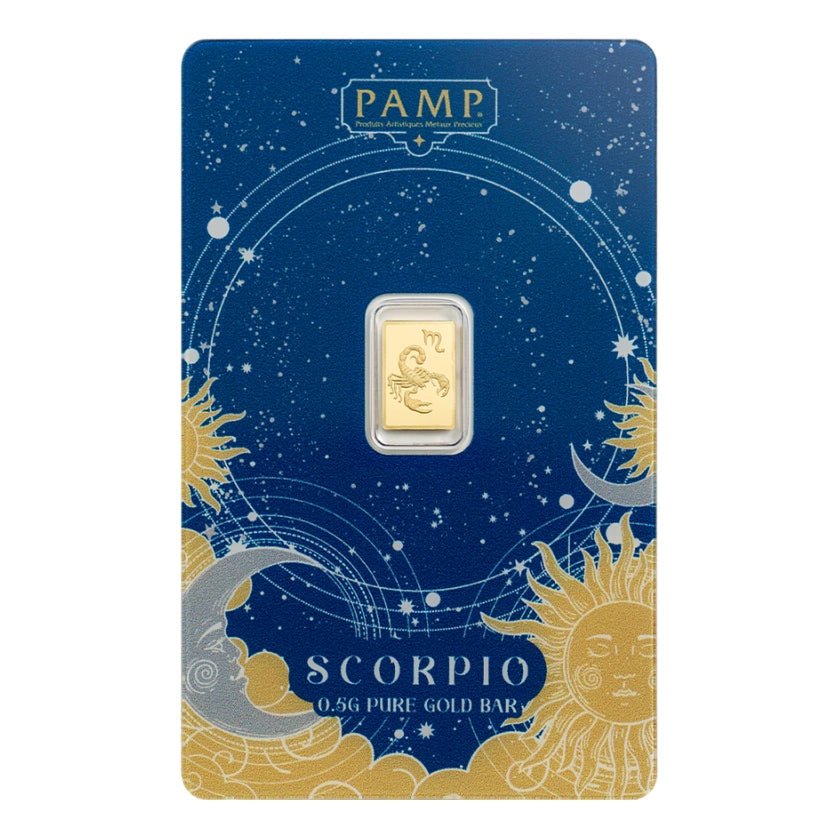 0.5g Zodiac Pure Gold Bars Full Set Of 12 | PAMP Suisse
