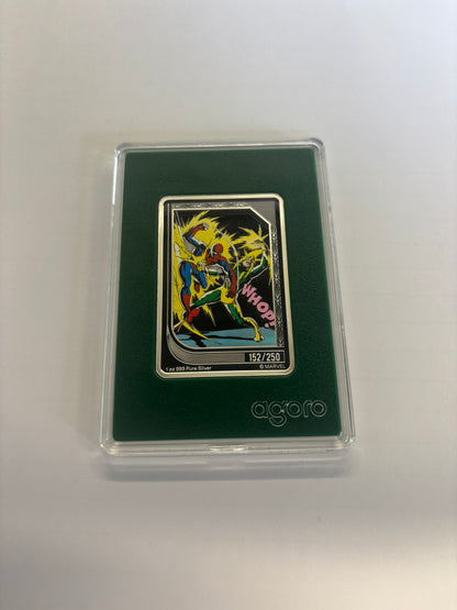 1oz Pure Silver Agoro Marvel Trading Coins - Spiderman V Electro