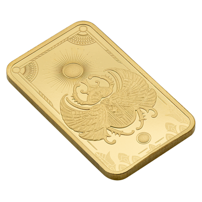 5g PAMP Pure Gold Bar Good Luck Scarab