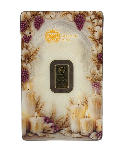 GERMANIA MINT PURE GOLD MINTED BAR 1G – FIRST HOLY COMMUNION (VERSION II)