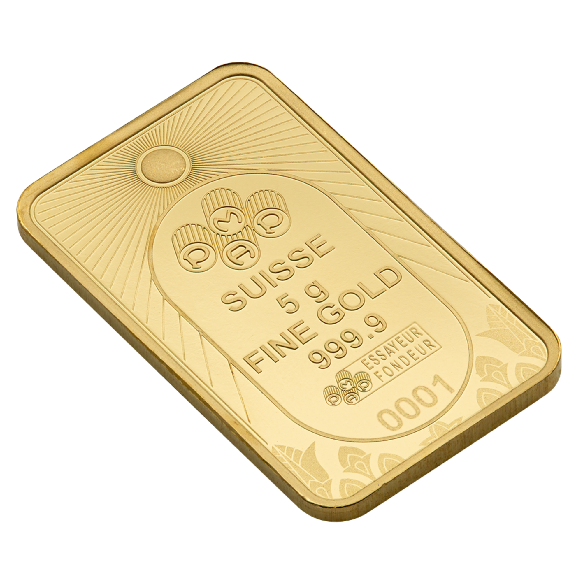 5g PAMP Pure Gold Bar Good Luck Scarab
