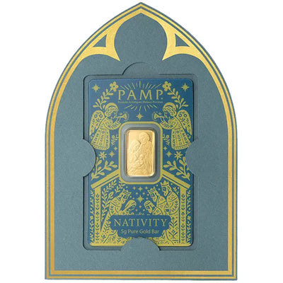 PAMP Nativity 5g Pure Gold bar