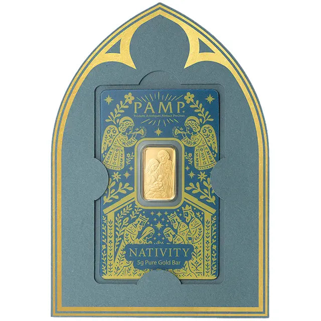 PAMP Nativity 5g Pure Gold bar