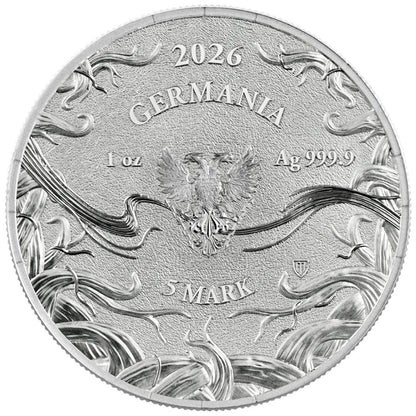 Germania Mint Norns Urd 1 oz Pure Silver Coin 2026