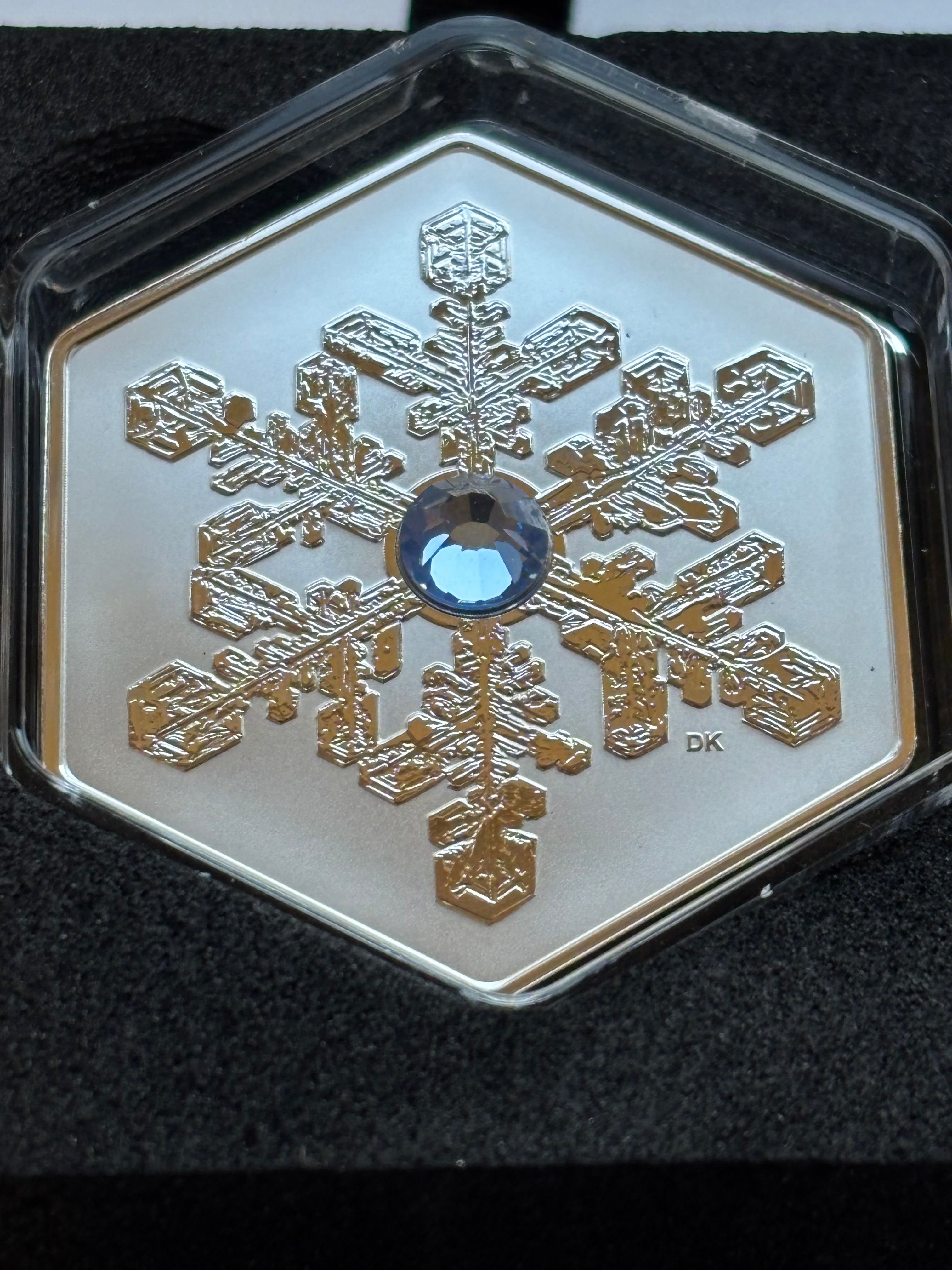 Snowflake - 1 oz. Fine Silver Coin (2024)