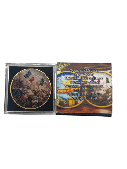 1oz Pure Silver Mexican Libertad Cinco De Mayo
